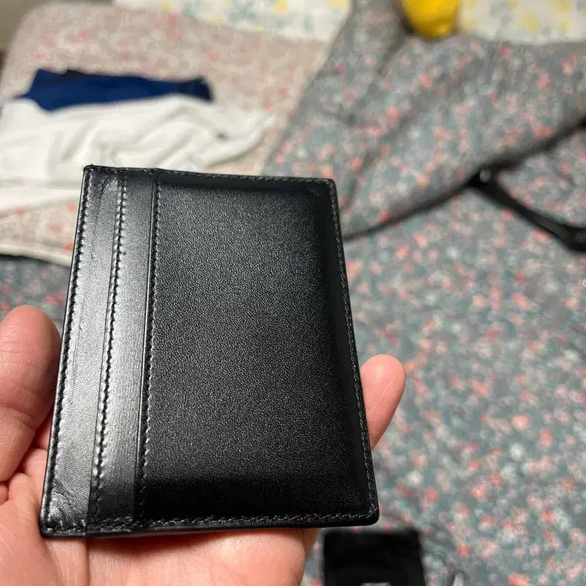 [BUNJANG] Saint Laurent Black Card Holder / - 생로랑 블랙 카드지갑 -