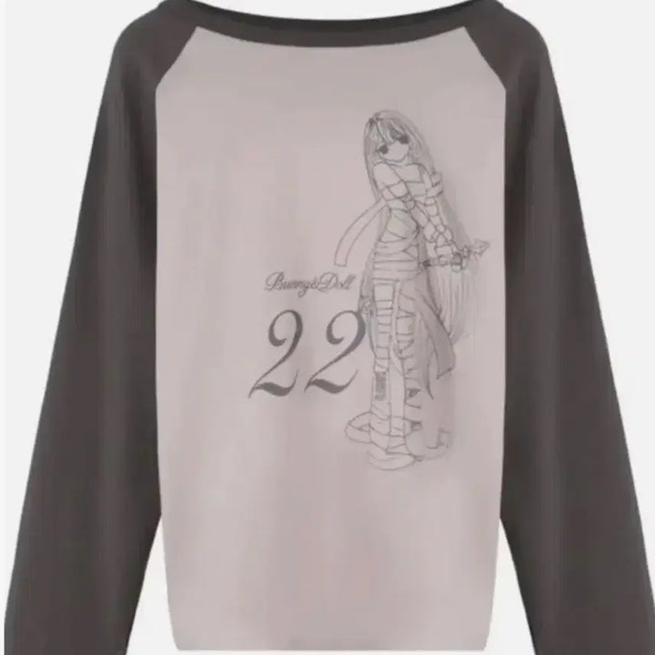 [BUNJANG] Bunny and Doll Girl 22 T-Shirt Pink / 버니앤돌 Girl 소녀22티 핑크