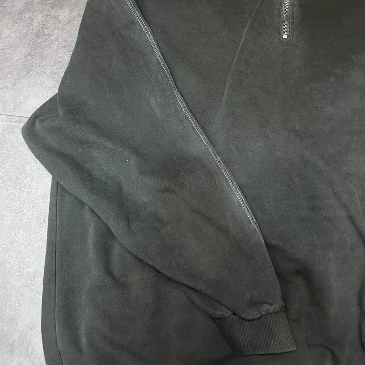 [BUNJANG] Pigment Washed Half-Zip Up Jogger Set XL / 피그먼트 워싱 하프집업 조거 세트 3-4 XL (새제품)