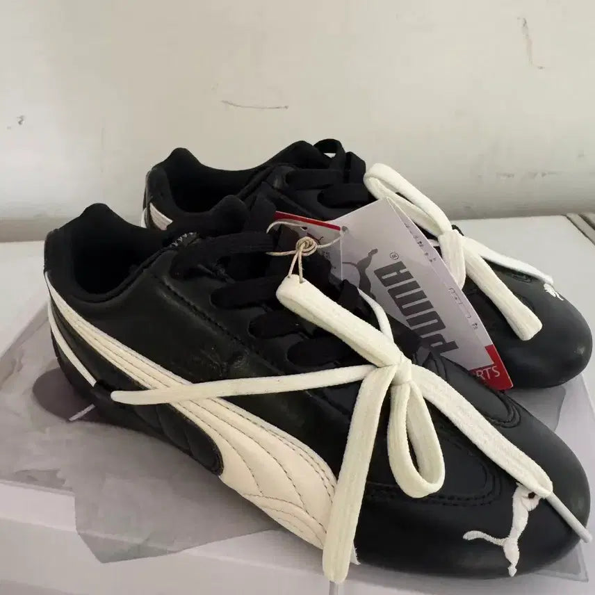 [BUNJANG] Puma x Rosé Speedcat PRM Black Warm White 235mm / 푸마 x 로제 스피드캣 PRM 블랙 웜 화이트 235MM