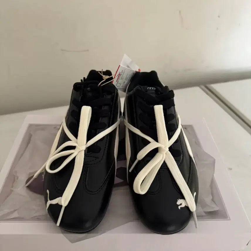 [BUNJANG] Puma x Rosé Speedcat PRM Black Warm White 235mm / 푸마 x 로제 스피드캣 PRM 블랙 웜 화이트 235MM