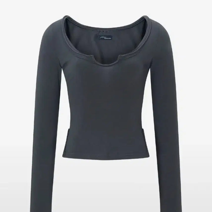 [SOLD OUT] 플리즈노팔로우 Tia Long Sleeve Top 차콜