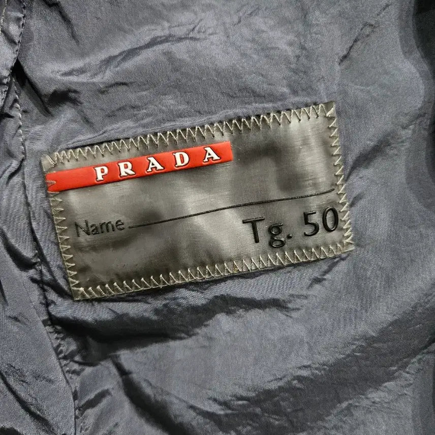 [BUNJANG] Prada Dark Grey Half-Layer Windbreaker Jacket Men&