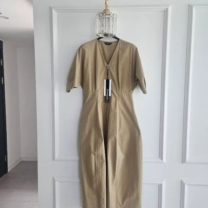 [BUNJANG] Codinary Beige Long Dress / 코디너리 원피스 새상품(시스템 산드로 마쥬 럭키슈에뜨)