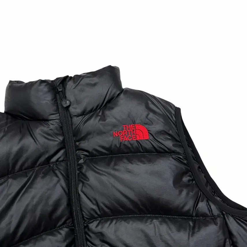 [BUNJANG] The North Face Summit Arcon Padded Vest Black / 노스페이스 딱붙핏 써밋 아콘 패딩 조끼 베스트 블랙 80