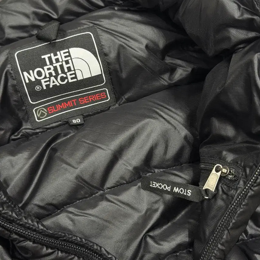 [BUNJANG] The North Face Summit Arcon Padded Vest Black / 노스페이스 딱붙핏 써밋 아콘 패딩 조끼 베스트 블랙 80