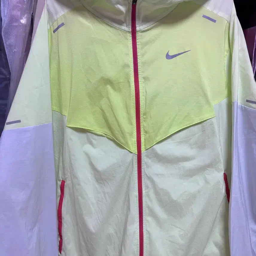 [BUNJANG] Nike Fluorescent Windbreaker Jacket / 나이키 형광 바람막이/ L