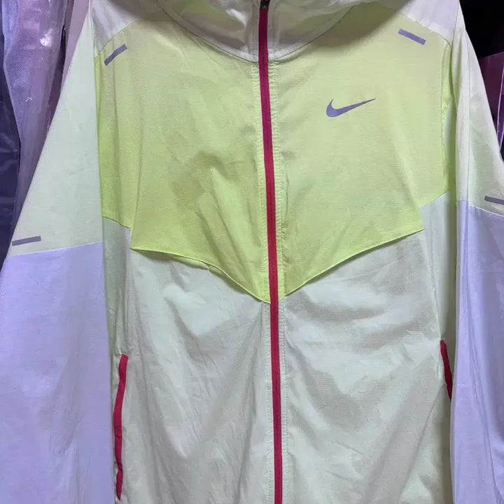 [BUNJANG] Nike Fluorescent Windbreaker Jacket / 나이키 형광 바람막이/ L