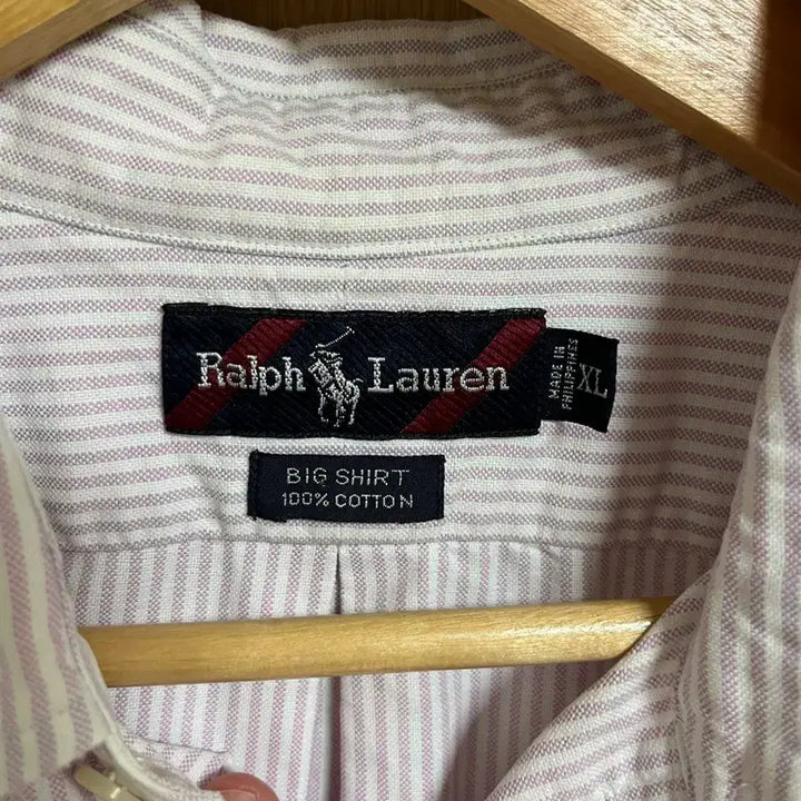 [BUNJANG] Polo Ralph Lauren Big Fit Striped Shirt / 폴로랄프로렌 빅핏 셔츠