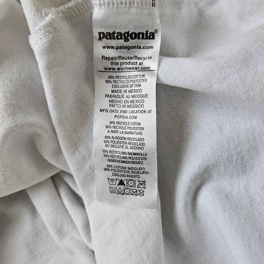 [BUNJANG] Patagonia Logo Short Sleeve T-shirt / 파타고니아 반팔 티셔츠