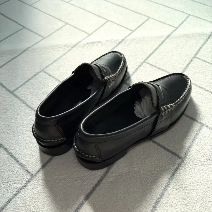 [BUNJANG] Polo Ralph Lauren Rancourt Penny Loafers / (새제품/8.5D) 폴로 USA메이드 Rancourt 페니로퍼 블랙