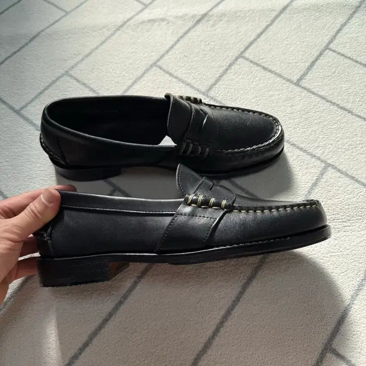 [BUNJANG] Polo Ralph Lauren Rancourt Penny Loafers / (새제품/8.5D) 폴로 USA메이드 Rancourt 페니로퍼 블랙