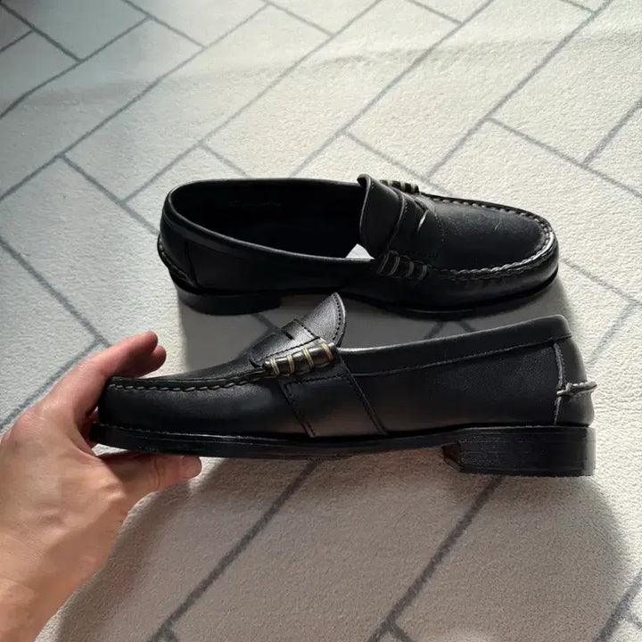 [BUNJANG] Polo Ralph Lauren Rancourt Penny Loafers / (새제품/8.5D) 폴로 USA메이드 Rancourt 페니로퍼 블랙