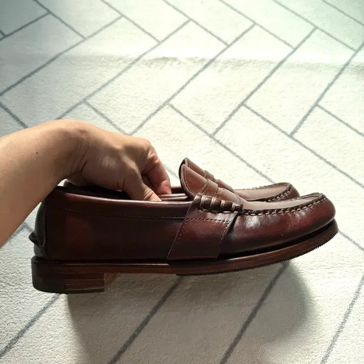 [BUNJANG] Polo Ralph Lauren Rancourt Penny Loafers / (A+급/8.5D) 폴로 USA메이드 Rancourt 페니로퍼 브라운
