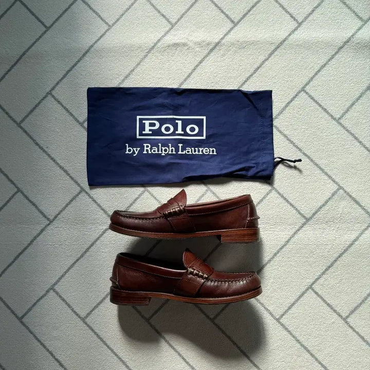 [BUNJANG] Polo Ralph Lauren Rancourt Penny Loafers / (A+급/8.5D) 폴로 USA메이드 Rancourt 페니로퍼 브라운