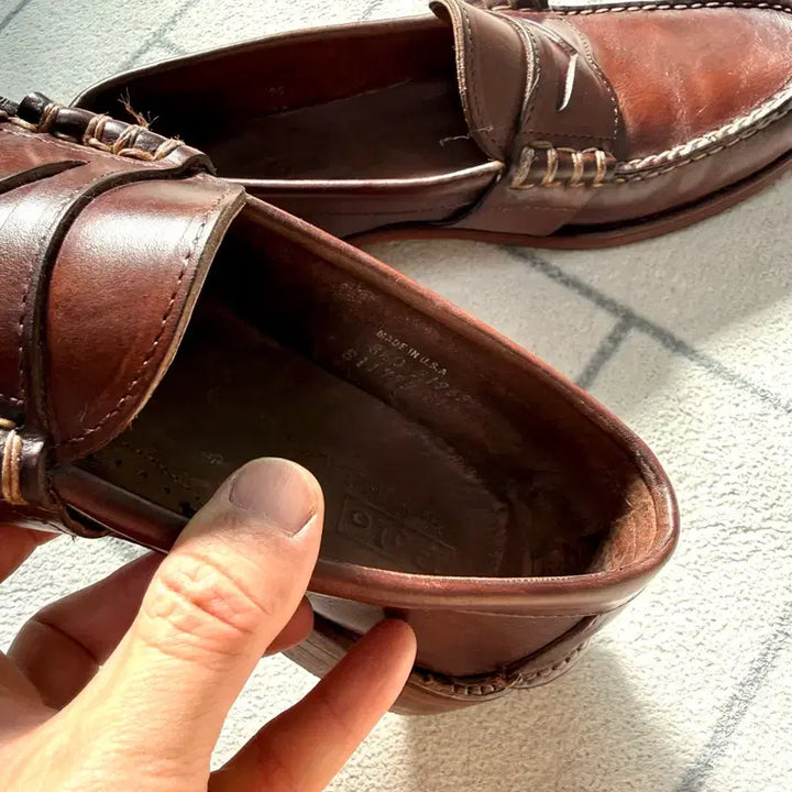 [BUNJANG] Polo Ralph Lauren Rancourt Penny Loafers / (A+급/8.5D) 폴로 USA메이드 Rancourt 페니로퍼 브라운