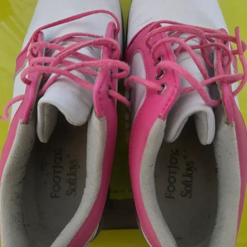 [BUNJANG] FootJoy SoftJoy Golf Shoes Pink/White / 풋조이 소프트조이 골프화 핑크/화이트