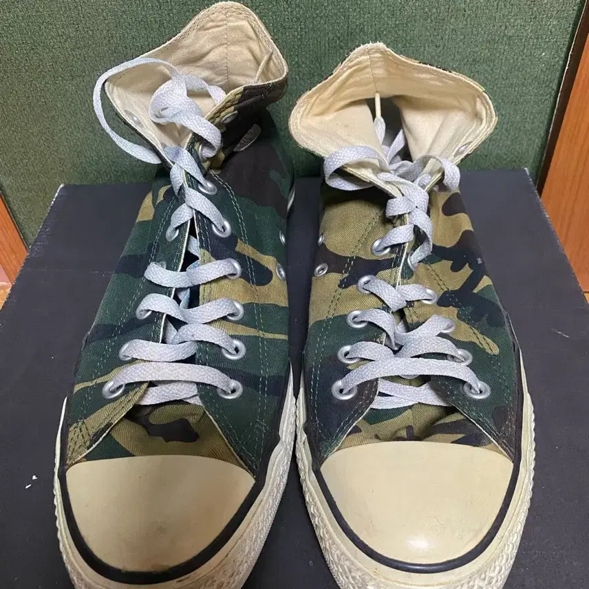 [BUNJANG] Converse High Camo Sneakers / 컨버스 하이 카모 290
