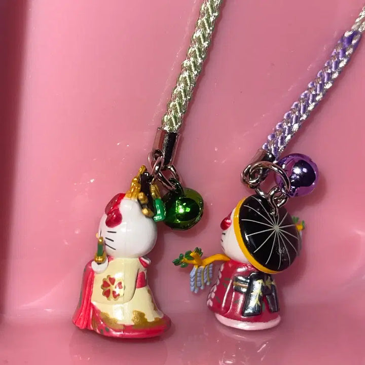 [BUNJANG] Kimono Kitty Strap / 기모노 고전키티스트랩