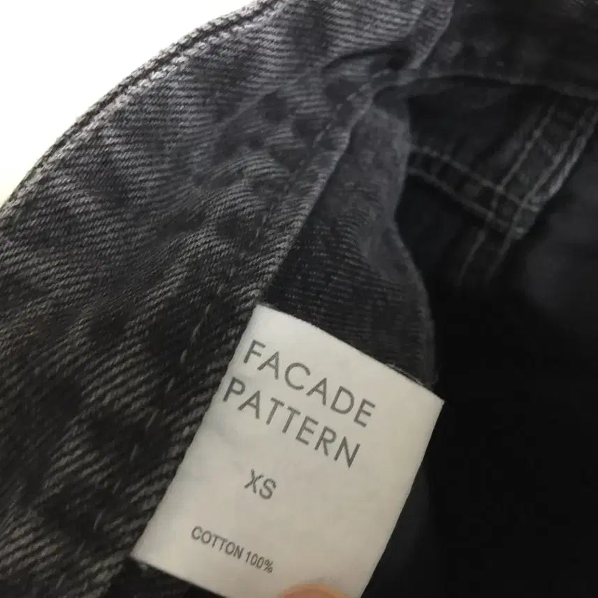 [SOLD OUT] 파사드패턴 클래식 데님 팬츠 26