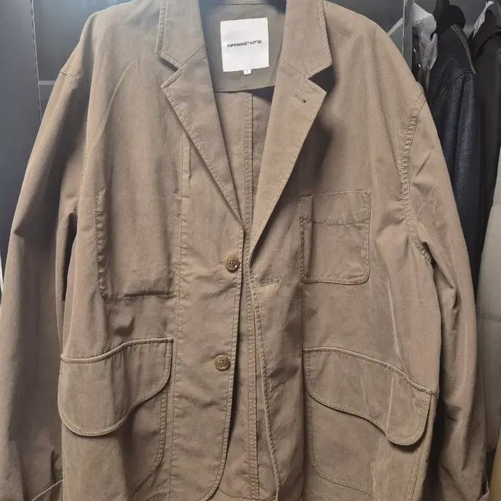 [BUNJANG] Espionage Khaki Blazer / 에스피오나지 카키 블레이저