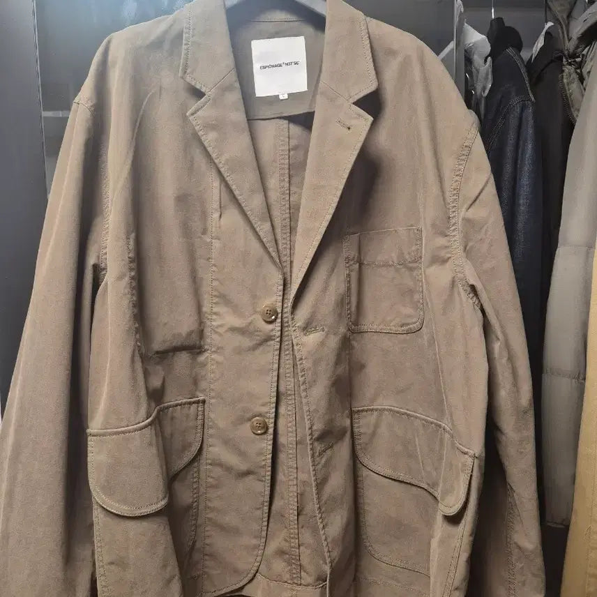 [BUNJANG] Espionage Khaki Blazer / 에스피오나지 카키 블레이저