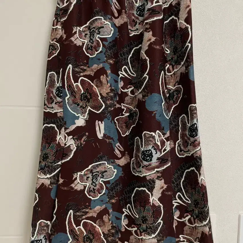 [BUNJANG] Time Printing Skirt / 타임 프린팅 스커트 WN색상 55