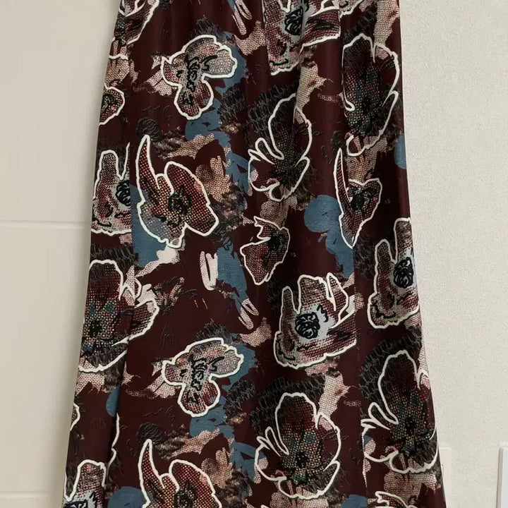 [BUNJANG] Time Printing Skirt / 타임 프린팅 스커트 WN색상 55