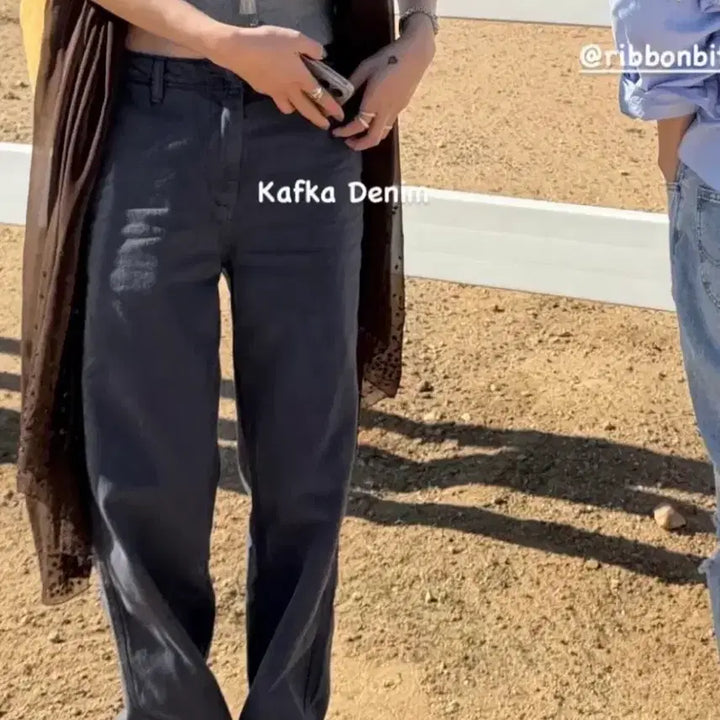 [BUNJANG] Ribbonbit Kafka Denim Jeans / [택o] 리본빛 kafka 카프카 데님 s