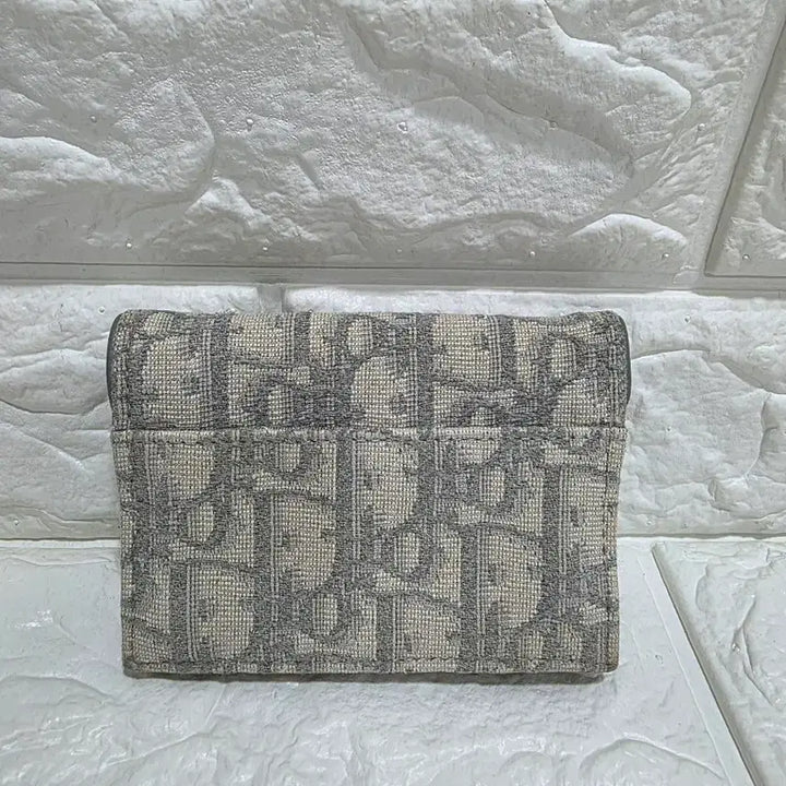 [SOLD OUT] [S급/정품]디올 오블리크 새들 카드지갑 그레이