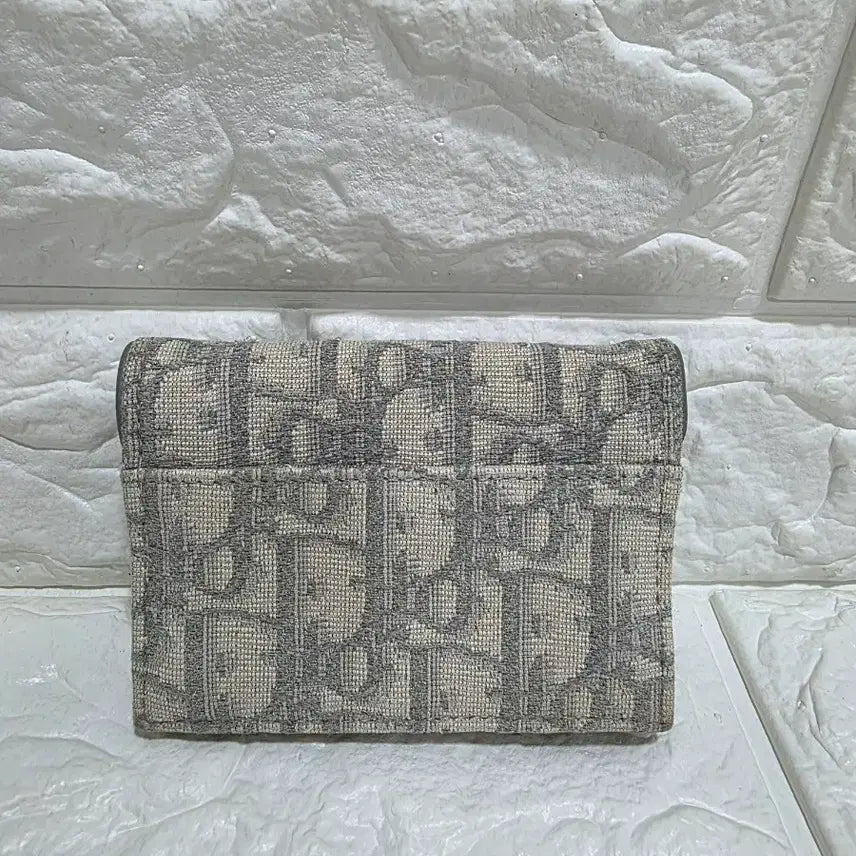 [SOLD OUT] [S급/정품]디올 오블리크 새들 카드지갑 그레이