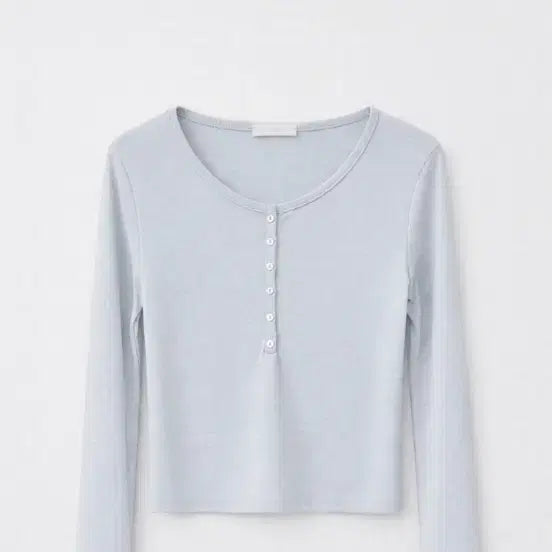 [SOLD OUT] 리브아워 버튼티 아이보리,스카이블루