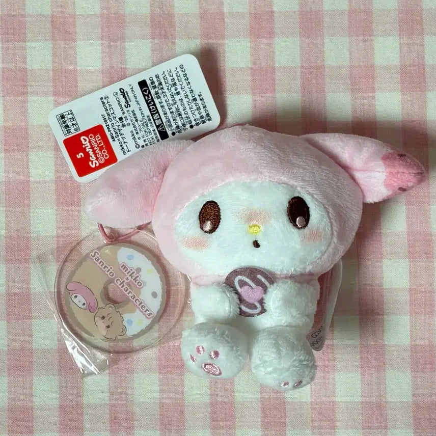 [BUNJANG] Sanrio My Melody Crane Game Prize Plush / 산리오 미코 콜라보 마이멜로디 크레인 인형 양도