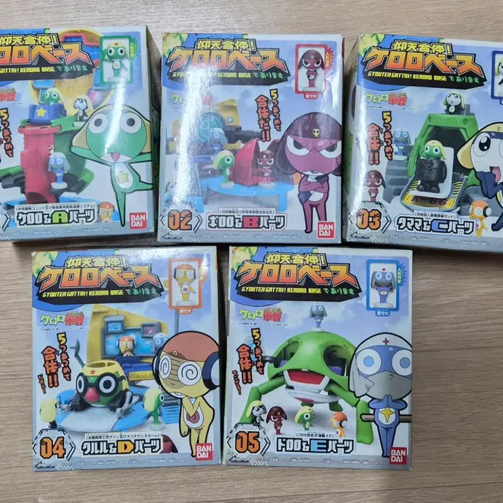 [SOLD OUT] 개구리중사 케로로 베이스 변신합체 앙천합체 피규어