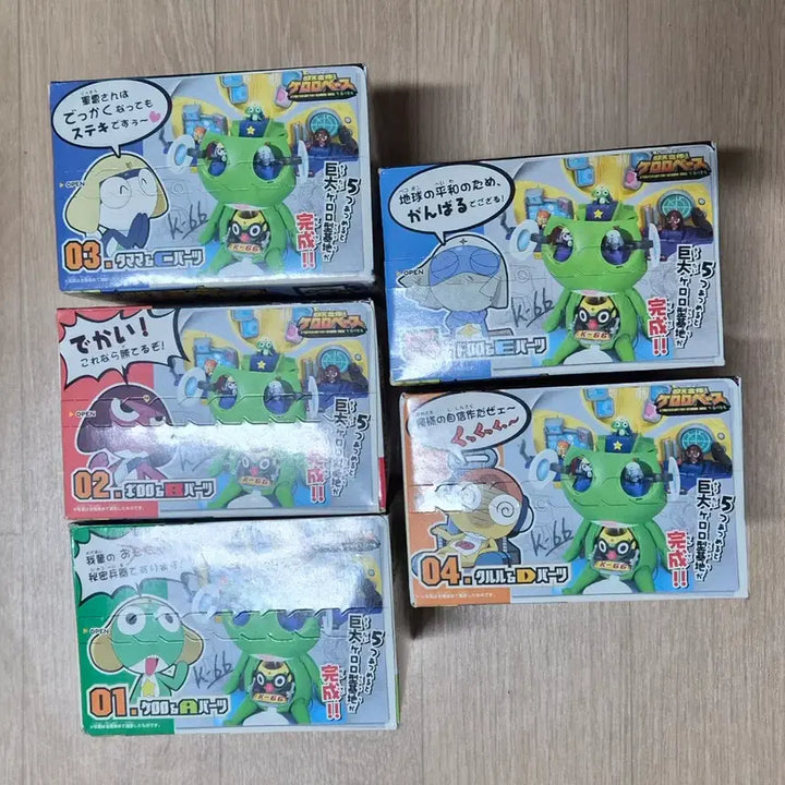 [SOLD OUT] 개구리중사 케로로 베이스 변신합체 앙천합체 피규어