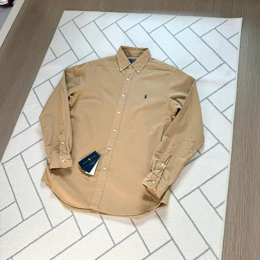 [BUNJANG] Polo Ralph Lauren Garment Dyed Shirt Camel (New) / (새제품/M) 폴로 가먼트 다이 셔츠 카멜