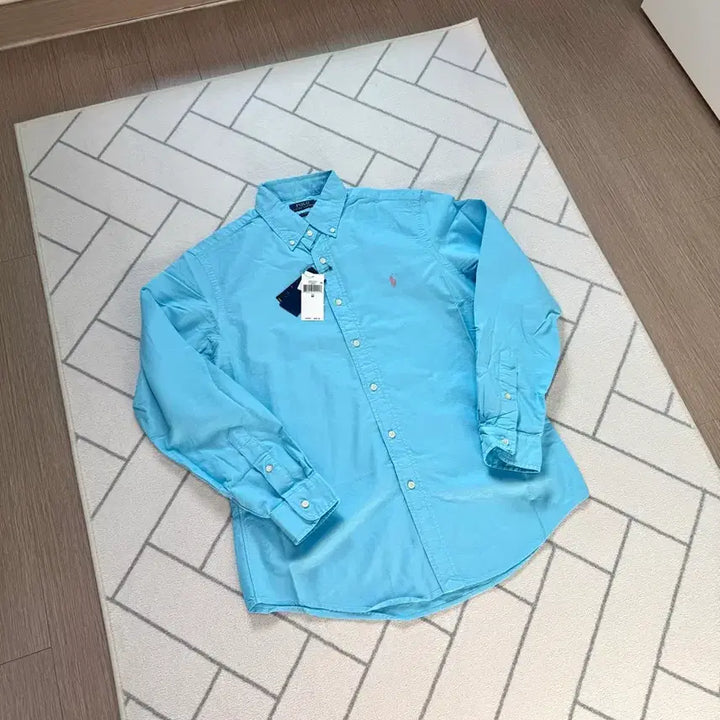 [BUNJANG] Polo Ralph Lauren Garment Dye Shirt Sky Blue (New) / (새제품/M) 폴로 가먼트 다이 셔츠 스카이블루
