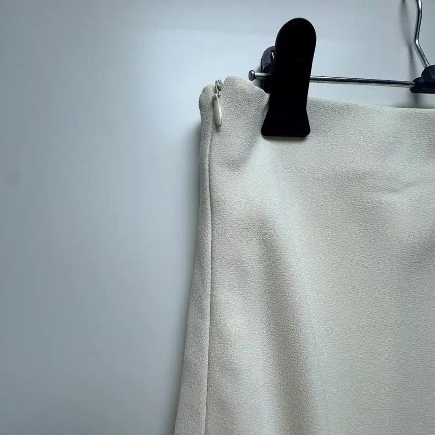 [BUNJANG] Flannel Bando Skirt Cream Color / 플라넬 밴딩 스커트 크림컬러 판매해요 :)