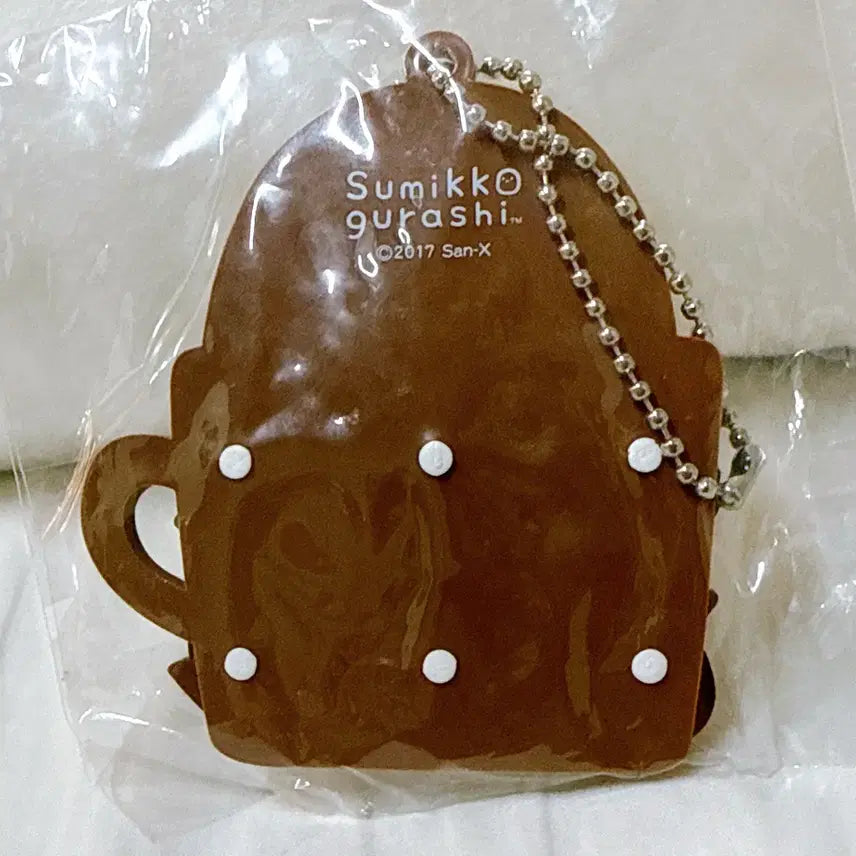 [BUNJANG] San-X Sumikko Gurashi Rubber Keychain (Tokage) + Minikko Charms / 고전 산엑스 스밋코구라시 러버 지비키홀더/열쇠고리(토카게)+미닛코지비츠