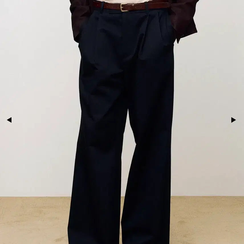 [BUNJANG] Tonewar Cotton Drill Wide Pants / 토니웩 코튼 드릴 와이드 팬츠