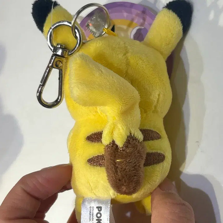 [BUNJANG] Pokemon Ditto Pikachu Transformation Plush Keychain / 포켓몬스터 메타몽 피카츄 인형 키링