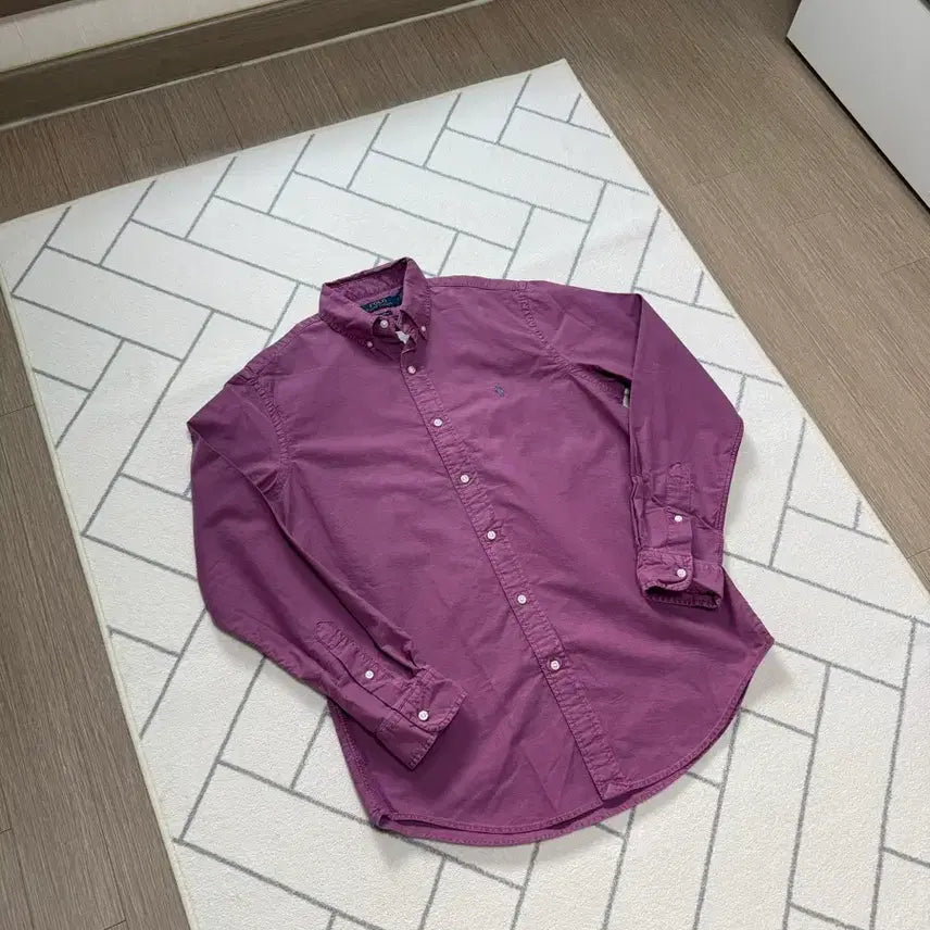 [BUNJANG] Polo Ralph Lauren Garment Dyed Shirt Tee Rose (New) / (새제품/M) 폴로 가먼트 다이 셔츠 티 로즈
