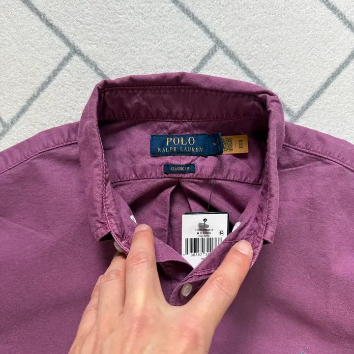 [BUNJANG] Polo Ralph Lauren Garment Dyed Shirt Tee Rose (New) / (새제품/M) 폴로 가먼트 다이 셔츠 티 로즈