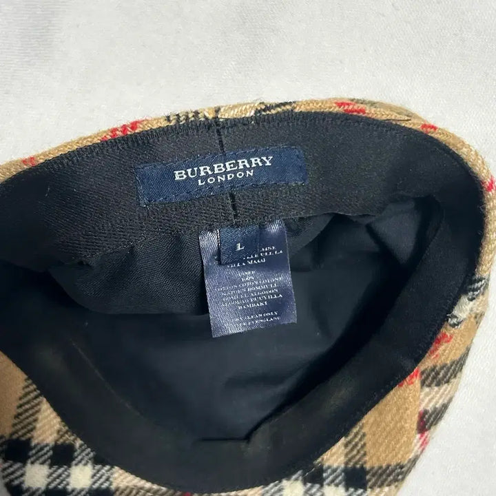 [BUNJANG] Burberry Nova Check Beret L / 버버리 노바체크 베레모 L