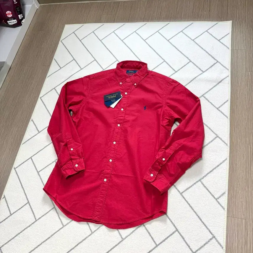 [BUNJANG] Polo Ralph Lauren Garment Dye Shirt Red (M) / (새제품/M) 폴로 가먼트 다이 셔츠 레드