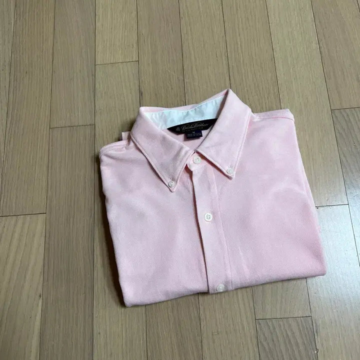 [BUNJANG] Brooks Brothers Pique Shirt Pink / [정품] 브룩스 브라더스 피케 셔츠 핑크 M(100)