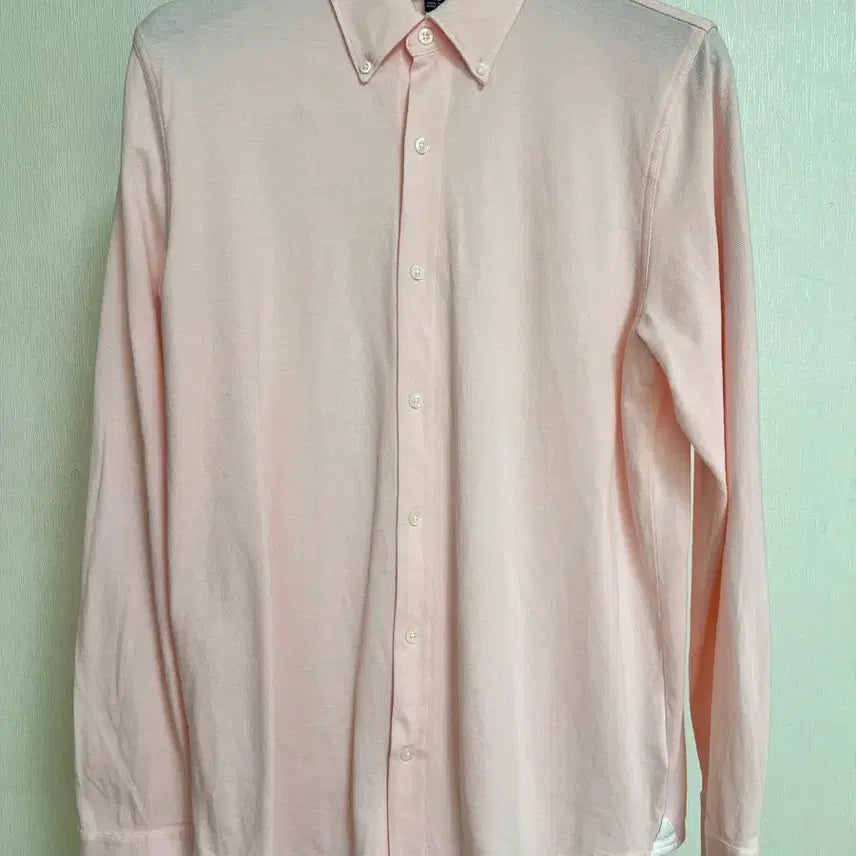 [BUNJANG] Brooks Brothers Pique Shirt Pink / [정품] 브룩스 브라더스 피케 셔츠 핑크 M(100)