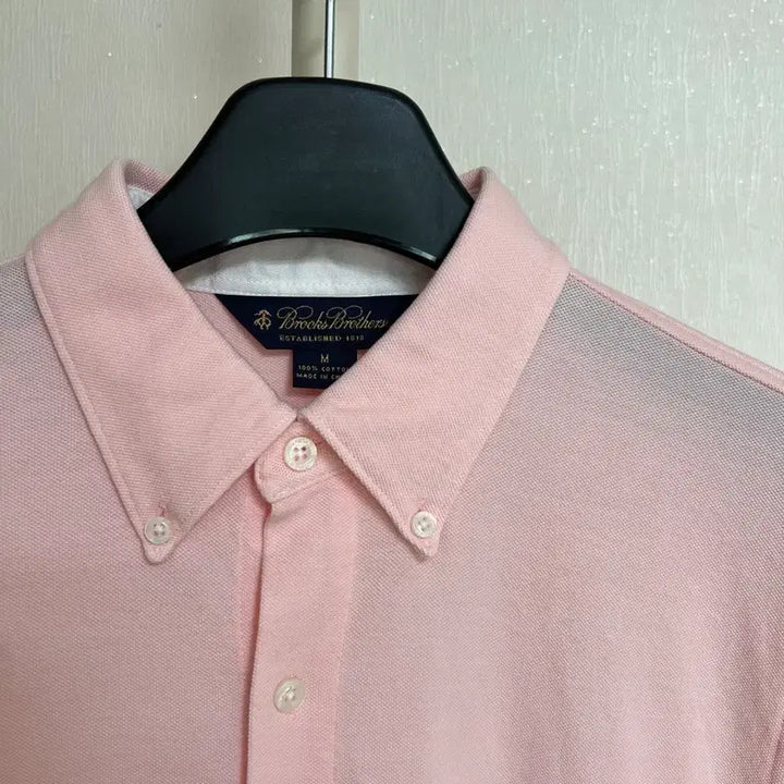[BUNJANG] Brooks Brothers Pique Shirt Pink / [정품] 브룩스 브라더스 피케 셔츠 핑크 M(100)