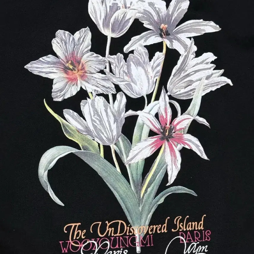 [SOLD OUT] [24SS/50/S급]우영미 플라워 백로고 후드티