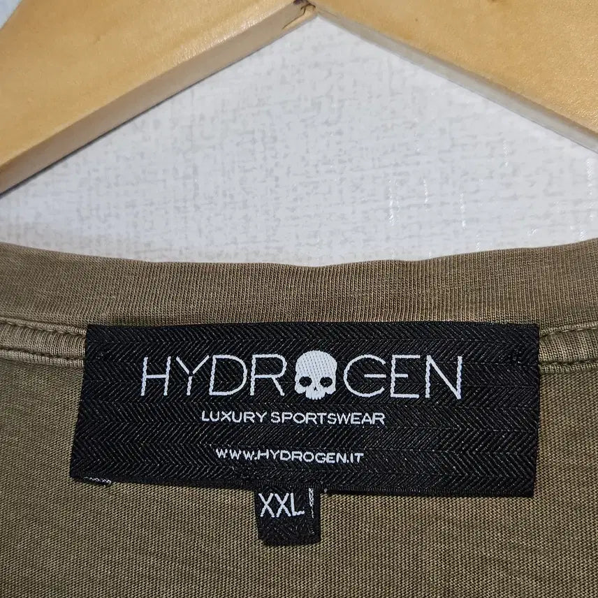 [BUNJANG] Hydrogen Pigment Washed T-Shirt XXL / 하이드로겐 피그먼트 워싱 반팔 티셔츠 럭셔리 스포츠 XXL 정품